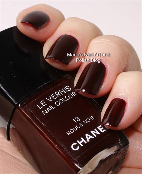 chanel 18 rouge noir vamp|chanel's vamp colors.